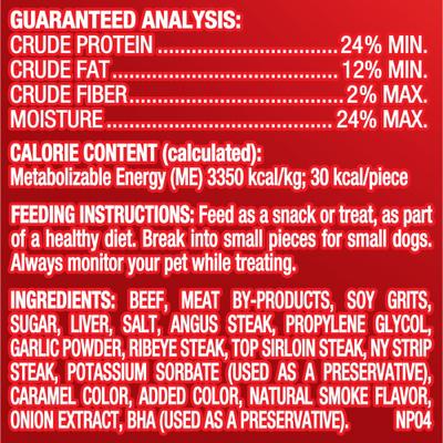 Show full view: Pup-Peroni Triple Steak Flavor Dog Treats, 5.6-oz bag slide 9 of 11