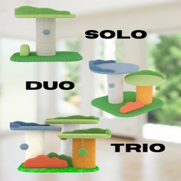One for Pets Baobab Tree Cat Scratching Post, Duo