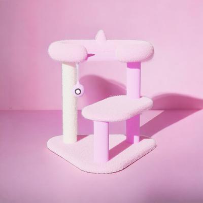 Show full view: One for Pets Pink Monster 5.51-in Cat Scratching Post, Pink slide 3 of 3