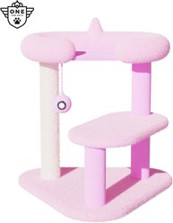 One for Pets Pink Monster 5.51-in Cat Scratching Post, Pink