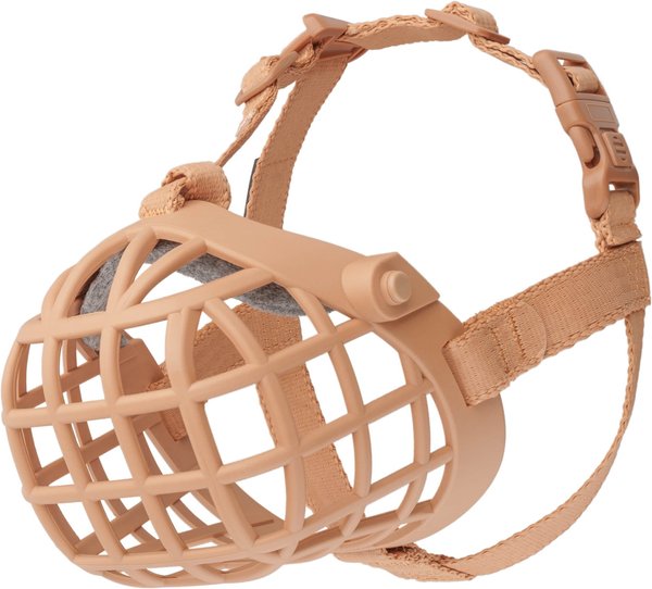 Baskerville Wide Fit Basket Muzzle Tan 2