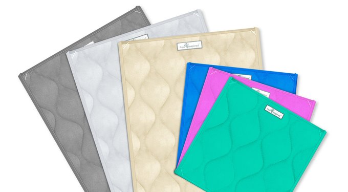 Paw Inspired Fleece Cage Liner Small Pet Pee Pads & Bedding, 12x12-in, 3 count