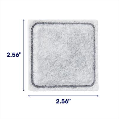 Show full view: Frisco Stainless Steel Cactus & Leaf Dog & Cat Fountain, 100-oz + Replacement Filters, 3 count slide 7 of 8