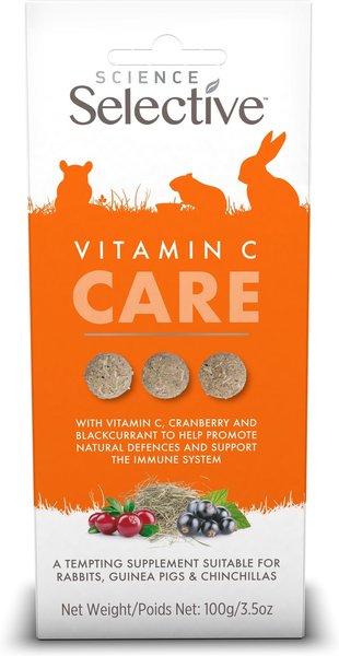 Science Selective Vitamin C Care Supplement for Small Pets, 3.5-oz bag