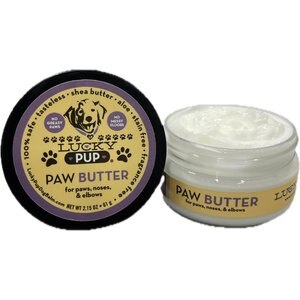 Lucky Pup Paw Butter Dog, Cat, Horse, & Small Pet Moisturizing Cream, 2.2-oz jar