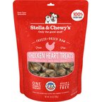 Stella & Chewy's Chicken Hearts Freeze-Dried Raw Dog Treats, 11.5-oz bag