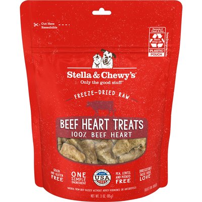 Stella & Chewy's Stella & Chewy's Beef Heart Freeze-Dried Raw Dog Treats, 3-oz bag