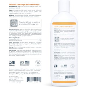 Veterinary Formula Clinical Care Antiseptic & Antifungal Medicated Shampoo, 16-oz bottle