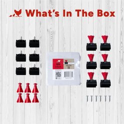 RentACoop S.N.A.P. Chicken Watering System Glueless Clips, 12 count slide 2 of 5