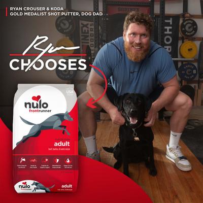 Show full view: Nulo Frontrunner Ancient Grains Beef, Barley, & Lamb Recipe High-Protein Adult Dry Dog Food, 25-lb bag slide 10 of 12