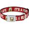 Show in main carousel: Buckle-Down Disney Pluto 2 Pose Its A Ruff Life Metal Seatbelt Buckle Polyster Dog Collar, Red, Medium: 11 to 16.5-in neck, 1-in wide slide 1 of 9
