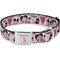 Show in main carousel: Buckle-Down Disney The Nightmare Before Christmas Jack & Sally Doodles Metal Seatbelt Buckle Polyster Dog Collar, Pink, Medium: 11 to 16.5-in neck, 1-in wide slide 1 of 10