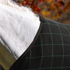 Equinavia Luftig Waffle Horse Cooler, Black/Hunter Green, 78-in