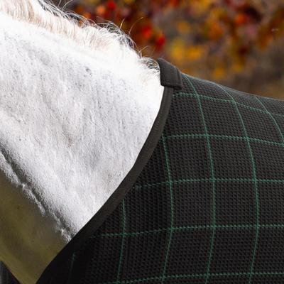 Show full view: Equinavia Luftig Waffle Horse Cooler, Black/Hunter Green, 82-in slide 3 of 5