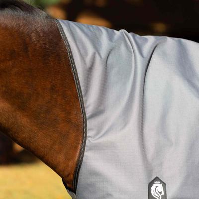 Show full view: Equinavia Arktis Extended Neck Midweight 200-g Horse Turnout Blanket, Charcoal Gray, 84-in slide 2 of 6