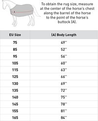 Horze Glasgow 100g Pony Stable Blanket, Blueberry, 63-in slide 2 of 7