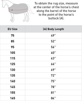 Show full view: Horze Glasgow Medium Weight Combo 150-g Horse Turnout Blanket, Dark Blue, 69-in slide 5 of 5