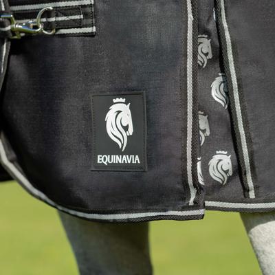 Show full view: Equinavia Norse Lightweight 100-g Horse Turnout Blanket, Black, 66-in slide 4 of 9