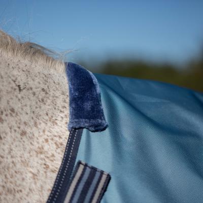Show full view: Equinavia Thunder 360 Detachable Neck Horse Turnout Sheet, Bluestone Blue, 72-in slide 5 of 9