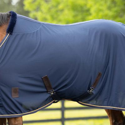 Show full view: Equinavia Torr Quick Dry Horse Cooler, Navy, 80-in slide 2 of 6
