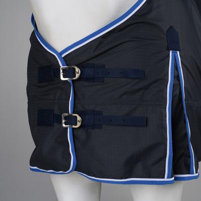 Show full view: Horze Glasgow Lightweight 100-g Horse Turnout Blanket, Dark Blue, 75-in slide 4 of 6