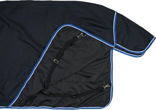 Show full view: Horze Glasgow Lightweight 100-g Horse Turnout Blanket, Dark Blue, 75-in slide 6 of 6