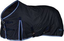 Horze Glasgow Heavyweight 350-g Horse Turnout Blanket, Dark Blue, 66-in slide 2 of 6