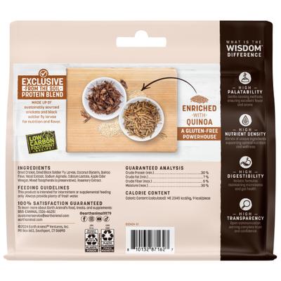 Show full view: Earth Animal Wisdom Air-Dried From the Soil Recipe Premium Natural Insect-Based Jerky Strips Dog Treats, 4-oz bag slide 3 of 10
