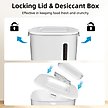 Show in main carousel: Casfuy 2-in-1 Automatic Cat Feeder & Water Fountain Set, White, 3-L & 2-L slide 6 of 9