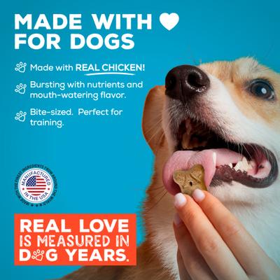 Show full view: Brutus Broth Bone Broth Chicken Biscuits Natural Limited Ingredient Crunchy Dog Treats, 8-oz bag​ slide 3 of 12