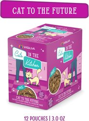 Weruva Cats in the Kitchen Cat to The Future with Chicken & Salmon Grain-Free Cat Food Pouches, 3-oz pouch, case of 12 slide 2 of 8