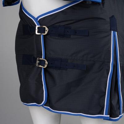 Show full view: Horze Glasgow Heavyweight Combo 400-g Horse Turnout Blanket, Dark Blue, 69-in slide 6 of 6