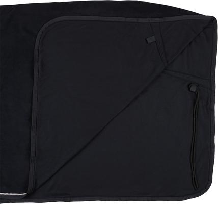 Show full view: Horze Fleece Horse Show Cooler, Navy Blue/Silver, 63-in slide 2 of 3