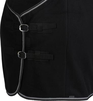 Show full view: Horze Kiel Fleece Horse Cooler, Black, 75-in slide 6 of 10