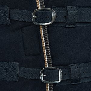 Horze Kiel Fleece Horse Cooler, Dark Navy, 78-in
