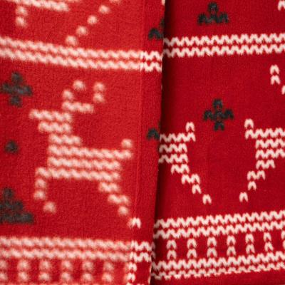 Show full view: Horze Santa Christmas Throw Horse Blanket, Red slide 9 of 9
