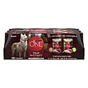 Purina ONE SmartBlend True Instinct Tender Cuts in Gravy Variety Pack Canned Dog Food, 13-oz can, case of 12