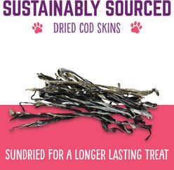 Hungry Paws Cod Skin Crunch Twists Dog Chew Treats, 32-oz bag slide 2 of 3
