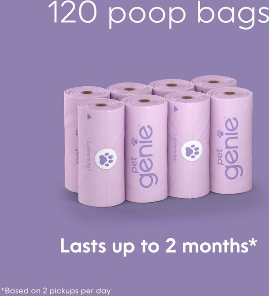 thumbnail image 2 of Pet Disposal System Bags 42ft Jumbo Dog Waste Disposal Bags Refill (6-Pack) - Compatible With Pet Genie Pails, Odor Control System Genie Diaper Pail Refills 2 of 11