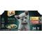 Show in main carousel: Kitten Variety Pack: Sheba Perfect Portions Variety Pack Chicken Pate & Pate Salmon Wet Food, 2.6-oz twin-pack tray, case of 12 + Temptations Tasty Chicken & Dairy Flavor Dry Food, 3.15-lb bag + Temptations Chicken & Dairy Flavor Crunchy & Soft Treats, 3-oz bag slide 2 of 9