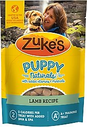 Zuke's Puppy Naturals Lamb Recipe Soft & Chewy Training Dog Treats, 5-oz pouch
