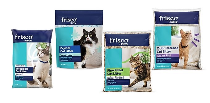 Frisco Multi-Cat Unscented Clumping Clay Cat Litter