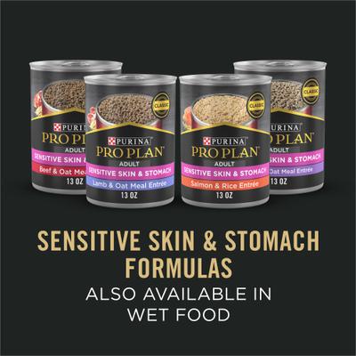 Show full view: Purina Pro Plan Sensitive Skin & Sensitive Stomach Lamb & Oat Meal Formula Dog Food, 4-lb bag slide 9 of 12
