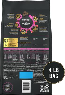 Show full view: Purina Pro Plan Adult Sensitive Skin & Stomach Salmon & Rice Formula Dry Dog Food, 4-lb bag slide 3 of 12