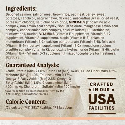 Show full view: Merrick Limited Ingredient Diet Grain-Free Chicken-Free Real Salmon & Sweet Potato Recipe Dry Dog Food, 4-lb bag slide 7 of 12