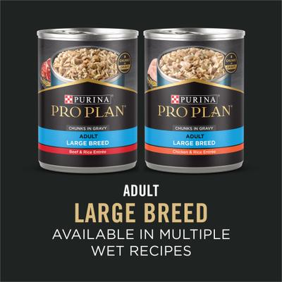 Show full view: Purina Pro Plan Specialized Beef & Rice Formula High Protein Large Breed Dry Dog Food, 18-lb bag slide 9 of 12