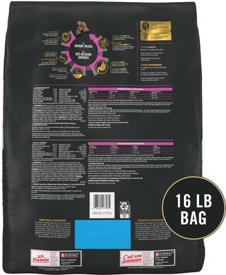 Show full view: Purina Pro Plan Small Breed Adult Sensitive Skin & Stomach Formula Dry Dog Food, 16-lb bag slide 3 of 13