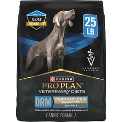 Purina Pro Plan Veterinary Diets DRM Dermatologic Management Naturals Dry Dog Food, 25-lb bag