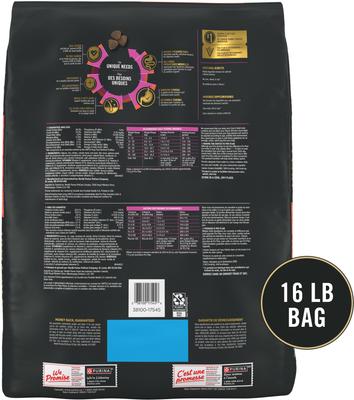 Show full view: Purina Pro Plan Adult Sensitive Skin & Stomach Salmon & Rice Formula Dry Dog Food, 16-lb bag slide 3 of 12