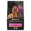 Purina Pro Plan Adult Sensitive Skin & Stomach Salmon & Rice Formula Dry Dog Food, 30-lb bag